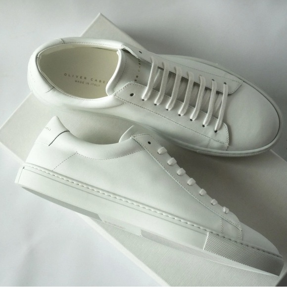 Oliver Cabell Unisex Low 1 | White Sneakers Size 40 - Picture 2 of 11